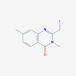 2-(Iodomethyl)-3,7-dimethylquinazolin-4-one