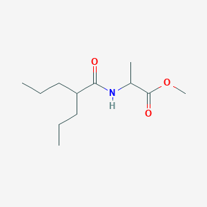 Methyl 2-(2-propylpentanoylamino)propanoate