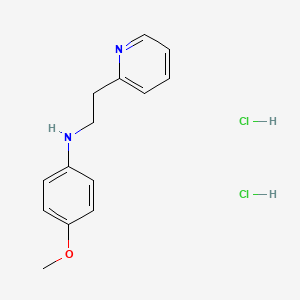 molecular formula C14H18Cl2N2O B1388717 (4-Methoxy-phenyl)-(2-pyridin-2-YL-ethyl)-amine dihydrochloride CAS No. 1185300-45-1