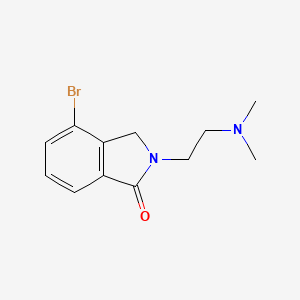 4-bromo-2-[2-(dimethylamino)ethyl]-2,3-dihydro-1H-isoindol-1-one