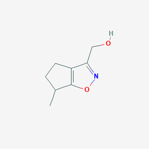 {6-methyl-4H,5H,6H-cyclopenta[d][1,2]oxazol-3-yl}methanol