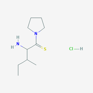 2-Amino-3-methyl-1-pyrrolidin-1-ylpentane-1-thione;hydrochloride