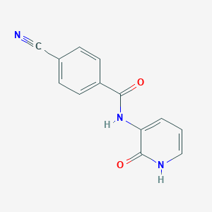 4-cyano-N-(2-oxo-1H-pyridin-3-yl)benzamide