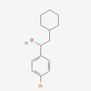 1-(4-Bromophenyl)-2-cyclohexylethanol