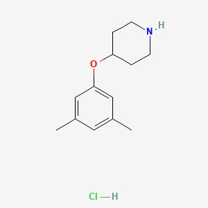 molecular formula C13H20ClNO B1388728 4-(3,5-Dimethylphenoxy)piperidine hydrochloride CAS No. 308831-00-7