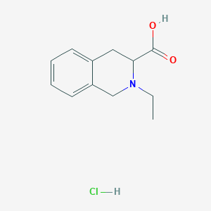 2-Ethyl-1,2,3,4-tetrahydro-isoquinoline-3-carboxylic acid hydrochloride