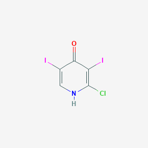 2-Chloro-3,5-diiodo-pyridin-4-ol