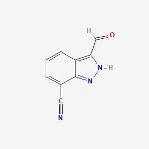 3-formyl-1H-indazole-7-carbonitrile