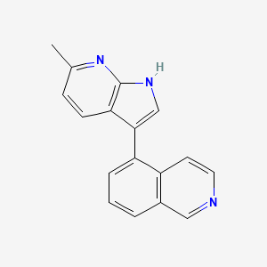 5-(6-methyl-1H-pyrrolo[2,3-b]pyridin-3-yl)isoquinoline