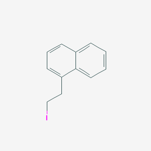 molecular formula C12H11I B13887471 1-(2-Iodoethyl)naphthalene 