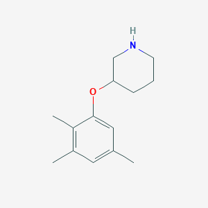 molecular formula C14H21NO B1388753 3-(2,3,5-Trimethylphenoxy)piperidine CAS No. 946725-76-4