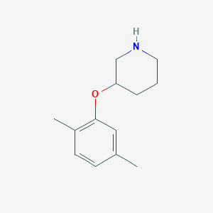 molecular formula C13H19NO B1388754 3-(2,5-Dimethylphenoxy)piperidine CAS No. 946681-05-6