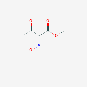 molecular formula C6H9NO4 B13887601 Butanoic acid, 2-(methoxyimino)-3-oxo-, methyl ester, (Z)- 