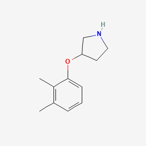 molecular formula C12H17NO B1388768 3-(2,3-Dimethylphenoxy)pyrrolidine CAS No. 946715-32-8