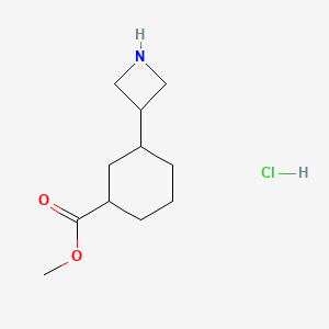 Methyl 3-(azetidin-3-yl)cyclohexanecarboxylate hydrochloride