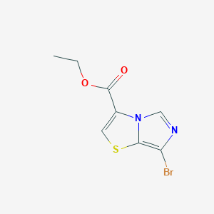 Ethyl 7-bromoimidazo[4,3-b][1,3]thiazole-3-carboxylate