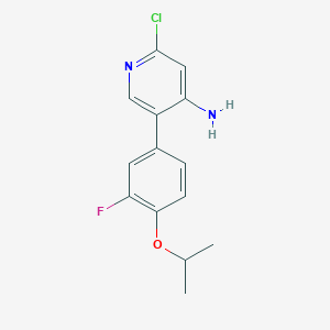 2-Chloro-5-(3-fluoro-4-isopropoxyphenyl)pyridin-4-amine