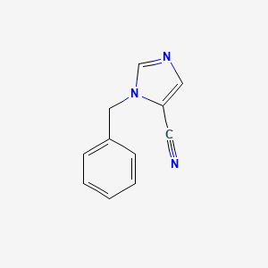 3-Benzylimidazole-4-carbonitrile