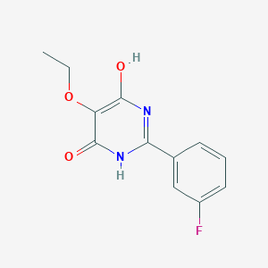 5-ethoxy-2-(3-fluorophenyl)-4-hydroxy-1H-pyrimidin-6-one