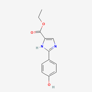 ethyl 2-(4-hydroxyphenyl)-1H-imidazole-5-carboxylate