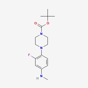 Tert-butyl 4-(2-fluoro-4-(methylamino)phenyl)piperazine-1-carboxylate