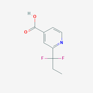 2-(1,1-Difluoropropyl)isonicotinic acid