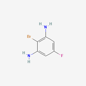 1-Bromo-2,6-diamino-4-fluorobenzene