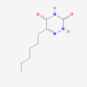 6-hexyl-2H-1,2,4-triazine-3,5-dione