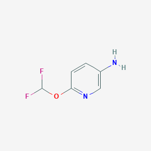 molecular formula C6H6F2N2O B1388834 6-(二氟甲氧基)吡啶-3-胺 CAS No. 317810-73-4