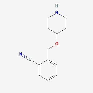 2-(Piperidin-4-yloxymethyl)benzonitrile