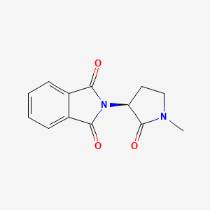 2-[(3S)-1-methyl-2-oxopyrrolidin-3-yl]isoindole-1,3-dione