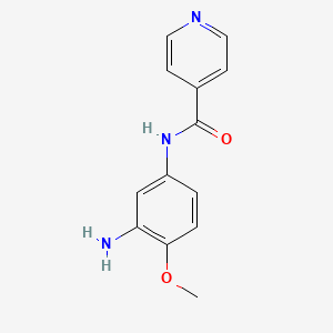 N-(3-amino-4-methoxyphenyl)pyridine-4-carboxamide