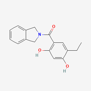 1,3-Dihydroisoindol-2-yl-(5-ethyl-2,4-dihydroxyphenyl)methanone