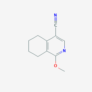 1-Methoxy-5,6,7,8-tetrahydroisoquinoline-4-carbonitrile