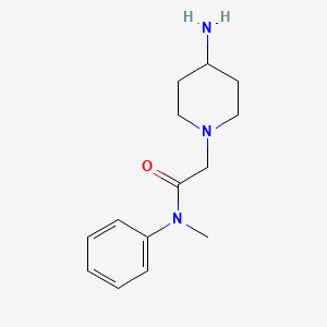 2-(4-aminopiperidin-1-yl)-N-methyl-N-phenylacetamide