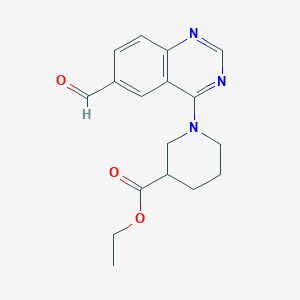 Ethyl 1-(6-formylquinazolin-4-yl)piperidine-3-carboxylate