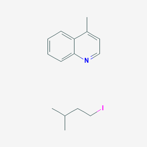 1-Iodo-3-methylbutane;4-methylquinoline