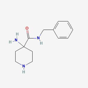 4-amino-N-benzylpiperidine-4-carboxamide