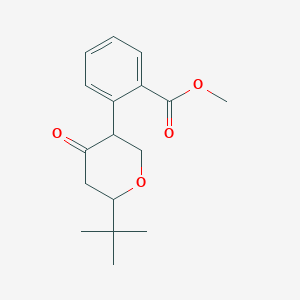 Methyl 2-(6-tert-butyl-4-oxooxan-3-yl)benzoate