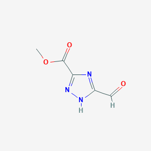 methyl 5-formyl-1H-1,2,4-triazole-3-carboxylate