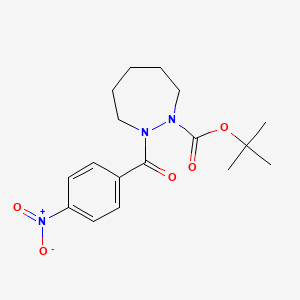 Tert-butyl 2-(4-nitrobenzoyl)-1,2-diazepane-1-carboxylate