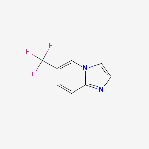 molecular formula C8H5F3N2 B1388862 6-(Trifluormethyl)imidazo[1,2-a]pyridin CAS No. 936009-02-8