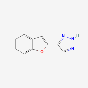 5-(1-benzofuran-2-yl)-1H-1,2,3-triazole