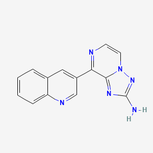 8-Quinolin-3-yl-[1,2,4]triazolo[1,5-a]pyrazin-2-amine