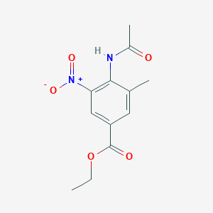 Ethyl 4-(acetylamino)-3-methyl-5-nitrobenzoate