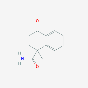 1-Ethyl-4-oxo-2,3-dihydronaphthalene-1-carboxamide