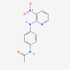 N-{4-[(3-Nitropyridin-2-yl)amino]phenyl}acetamide