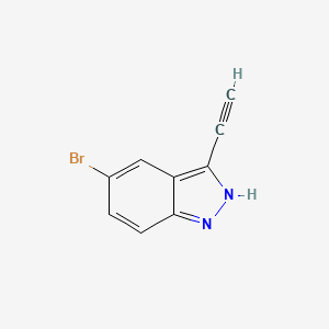 5-bromo-3-ethynyl-2H-indazole