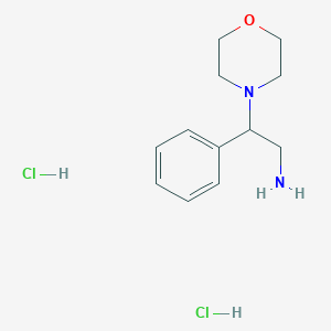 molecular formula C12H20Cl2N2O B1388872 2-Morpholino-2-phenylethanamine dihydrochloride CAS No. 31788-94-0