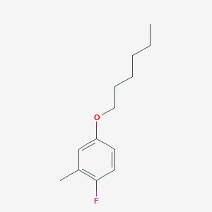 1-Fluoro-4-(hexyloxy)-2-methylbenzene